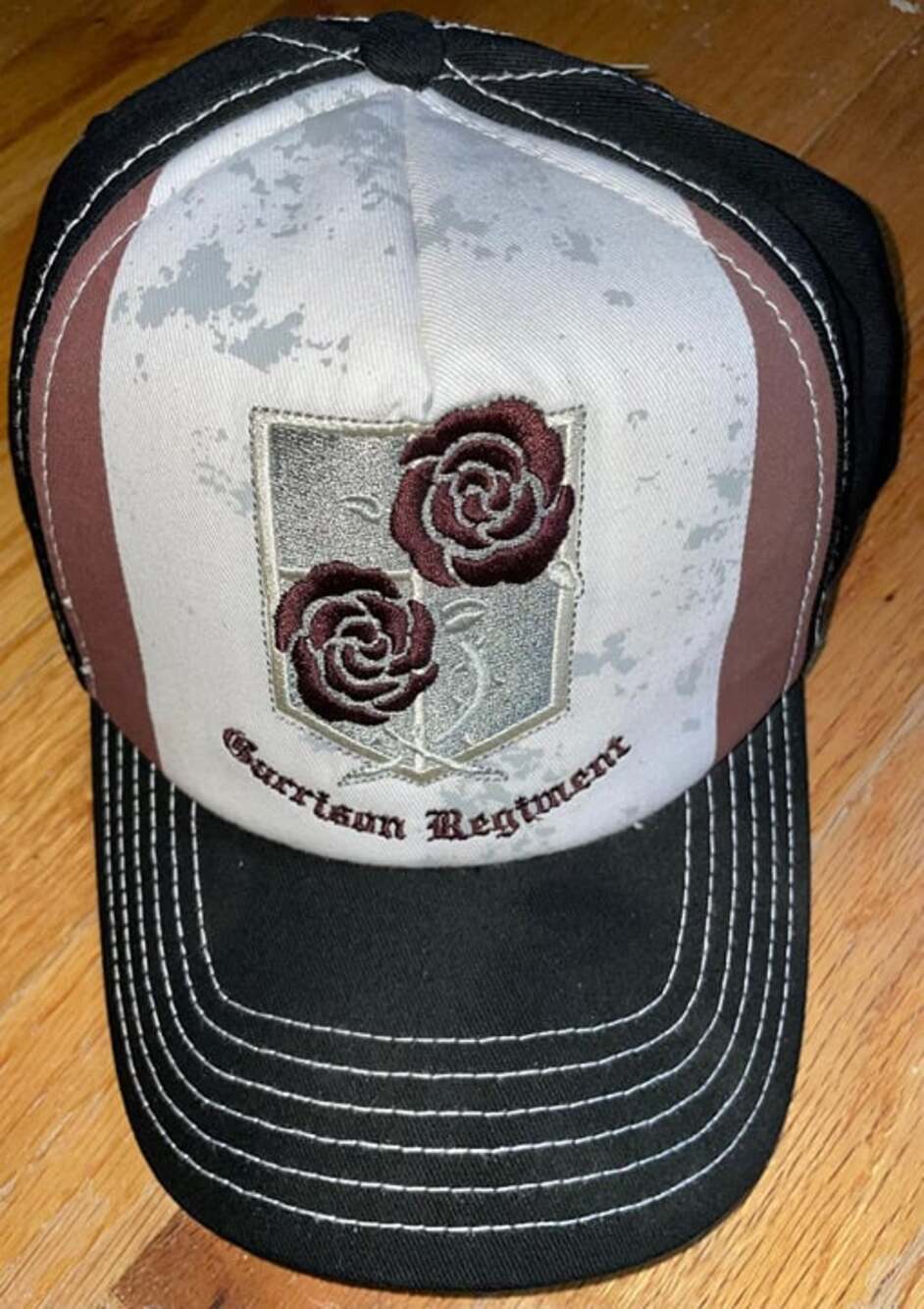 NEW with Tag Attack On Titan Embroidered Snapback "Garrison Regiment" Cap Hat